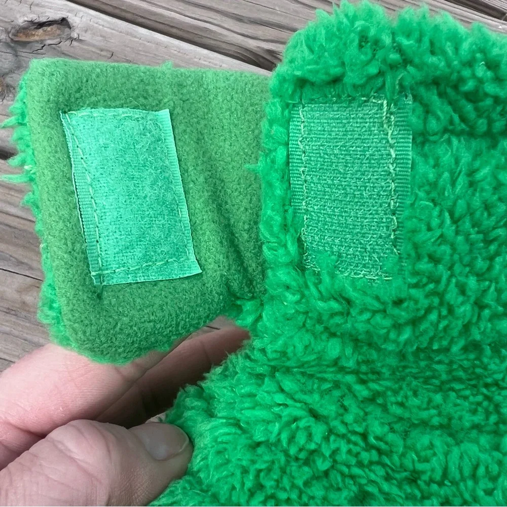 - Monster Claw Boot Green Fur Toddler Slippers! NEW!